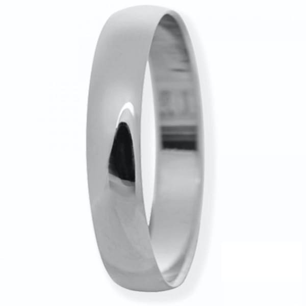 ALIANZA ORO BLANCO 4 MM