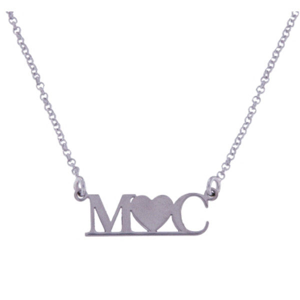 Colgante Iniciales Corazón