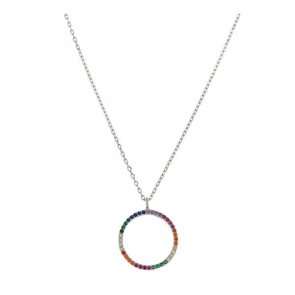 Colgante Círculos Circonitas