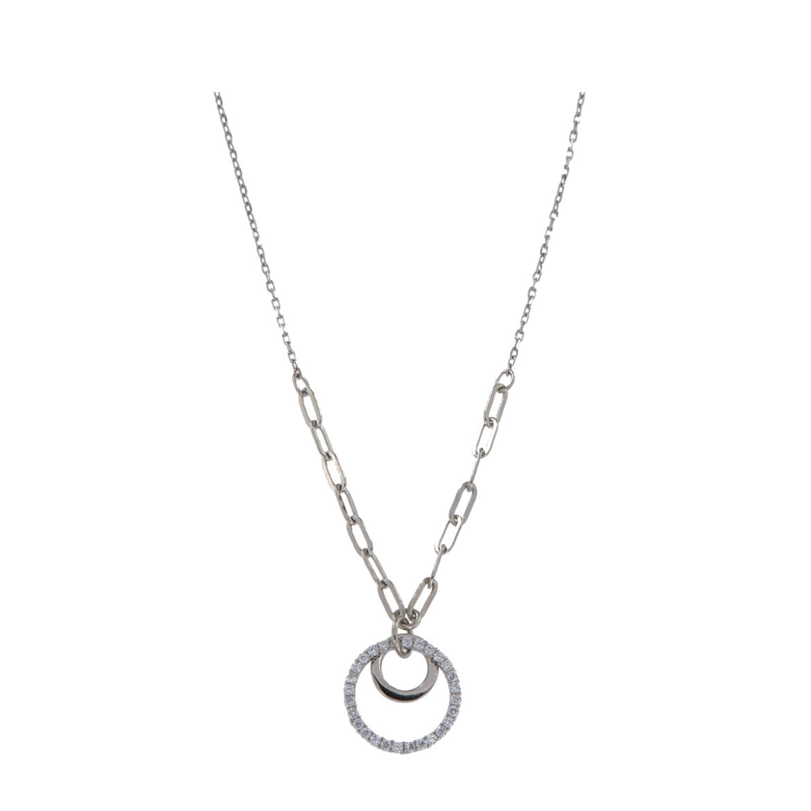 Colgante Círculos Circonitas